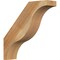 Ekena Millwork 4"W x 16"D x 16"H Funston Rough Sawn Knee Brace, Western Red Cedar BRC04X16X16FST00RWR - alternate 1
